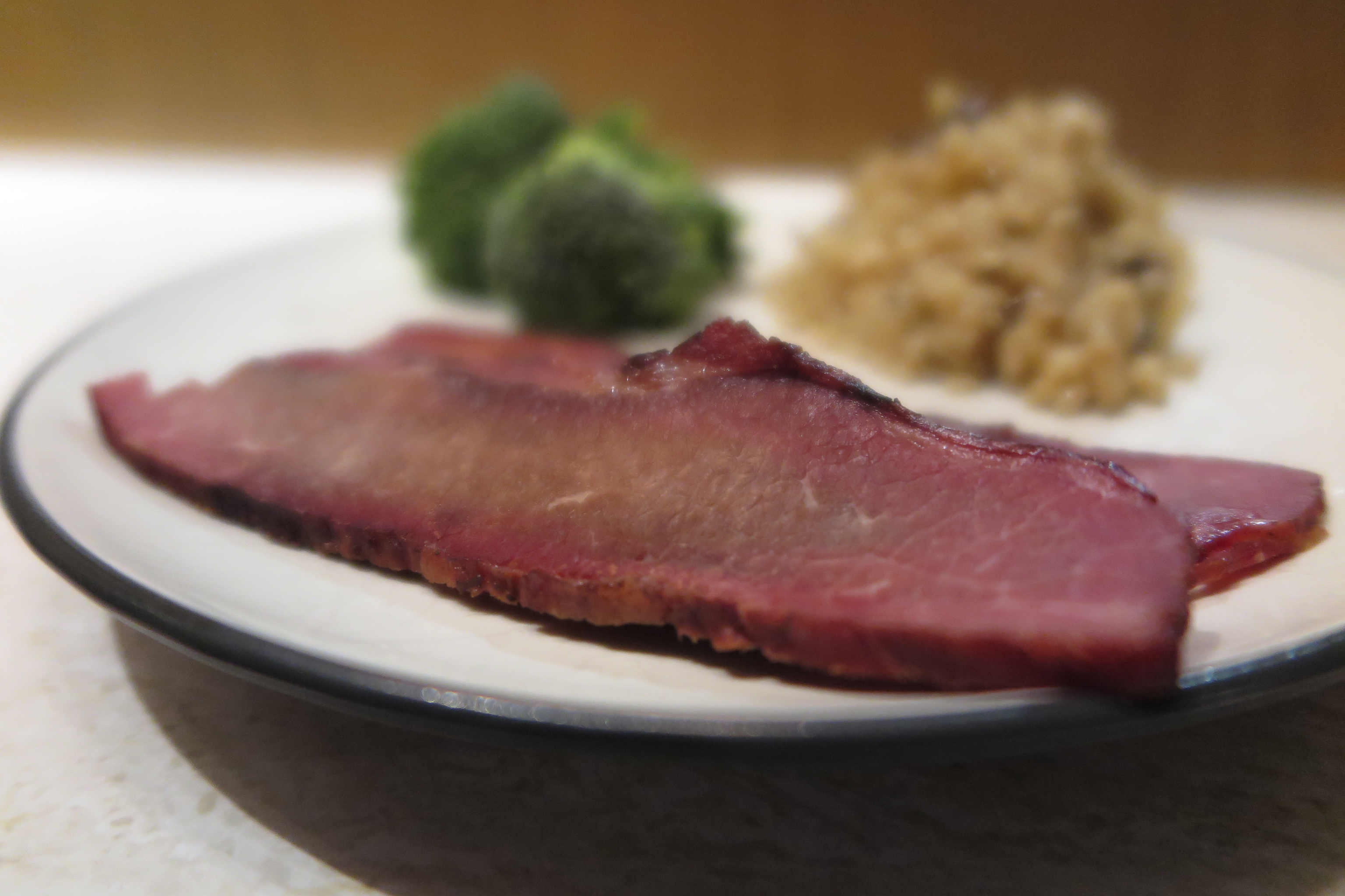 sous vide and smoked brisket